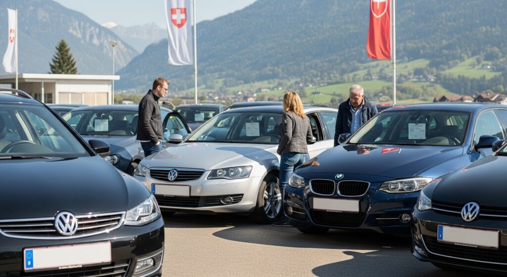 Gebrauchtwagen in der Schweiz kaufen mit regionalen Preisunterschieden