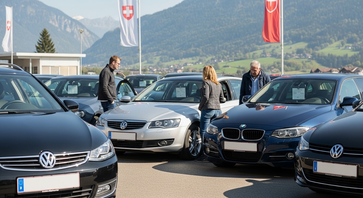 Gebrauchtwagen in der Schweiz kaufen mit regionalen Preisunterschieden