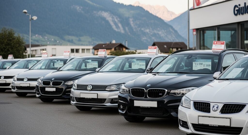 Occasion-Auto Kauf in der Schweiz mit kantonalen Unterschieden